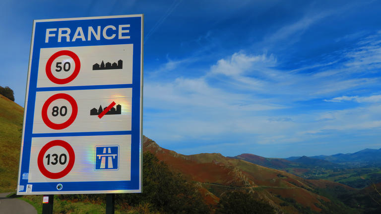 Speed Limit in France Motorway